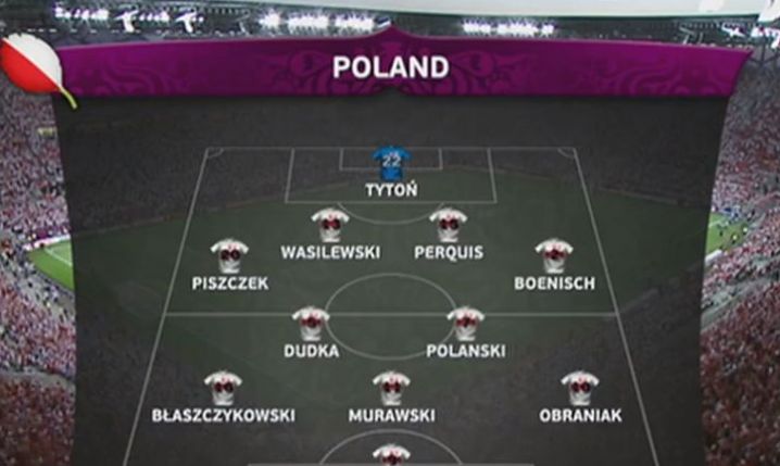 Wyjściowa XI Polski z ostatniego meczu na EURO 2012! :D